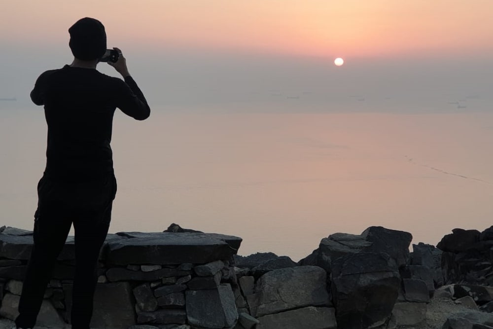 Hiking at Al Rabi mountain trail (second time)